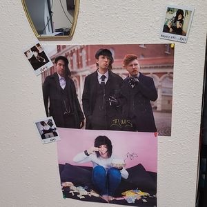 Signed Destery Smith posters and polaroids